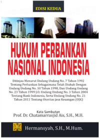 HUKUM PERBANKAN NASIONAL INDONESIA; EDISI KEDUA (E-Book)